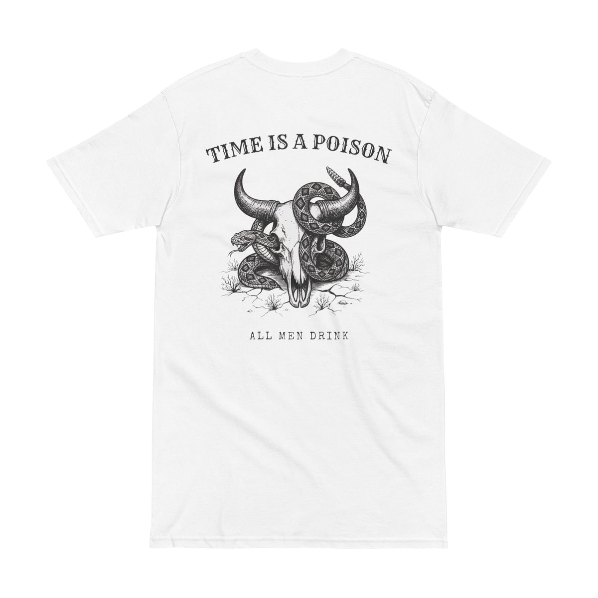 Time is a Poison - Men's Heavyweight Tee