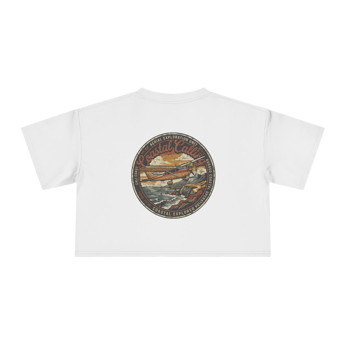 Coastal Calling - Women's Medium Weight Cropped Tee