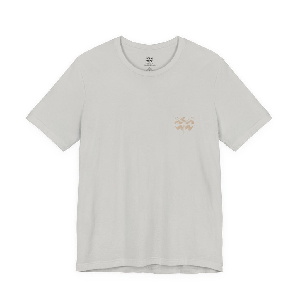Desert Air Wing - Women's Flux Tee, graphic tee, silver, front