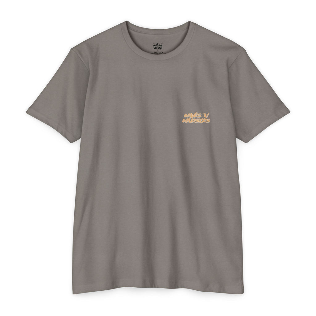 Alamo Scouts Water Sports Division - Men's Breach Tee, graphic tee, stone gray, front