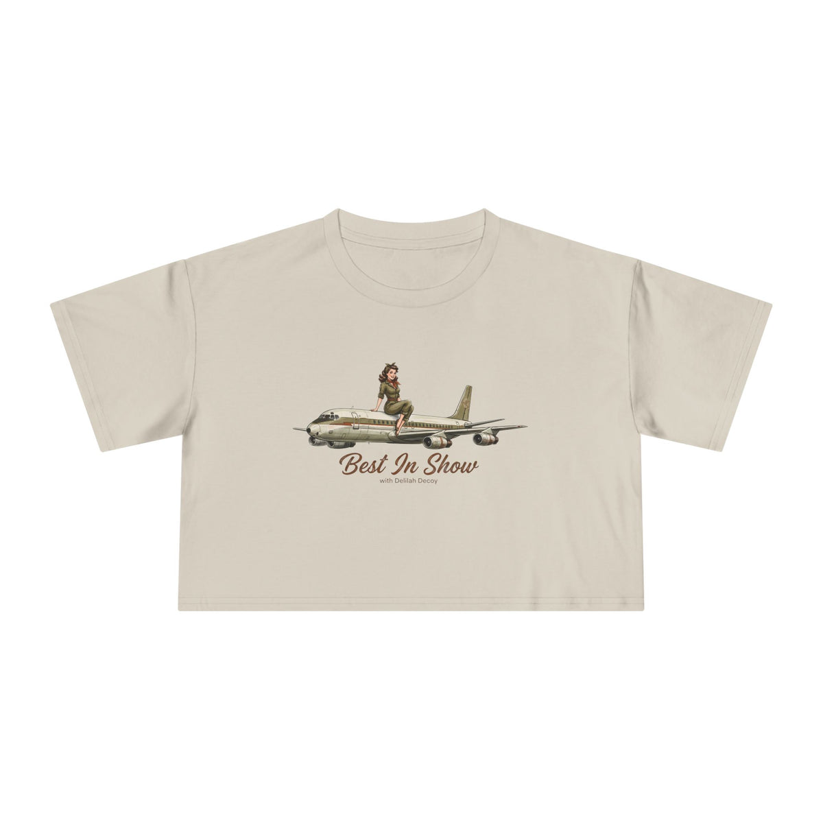 Delilah Decoy - Women's Medium Weight Cropped Tee