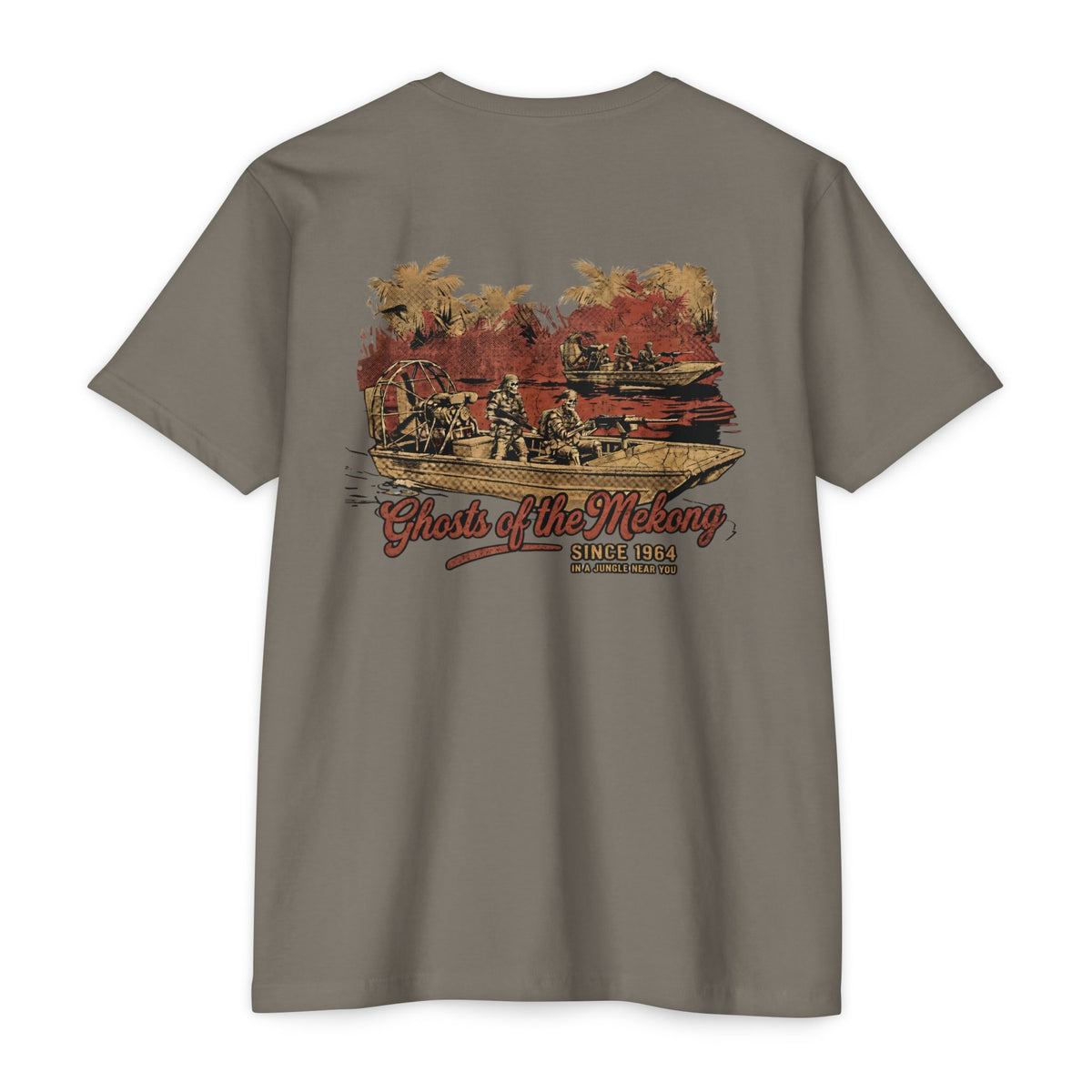 Ghost of the Mekong- Men's Cotton/Poly Tee