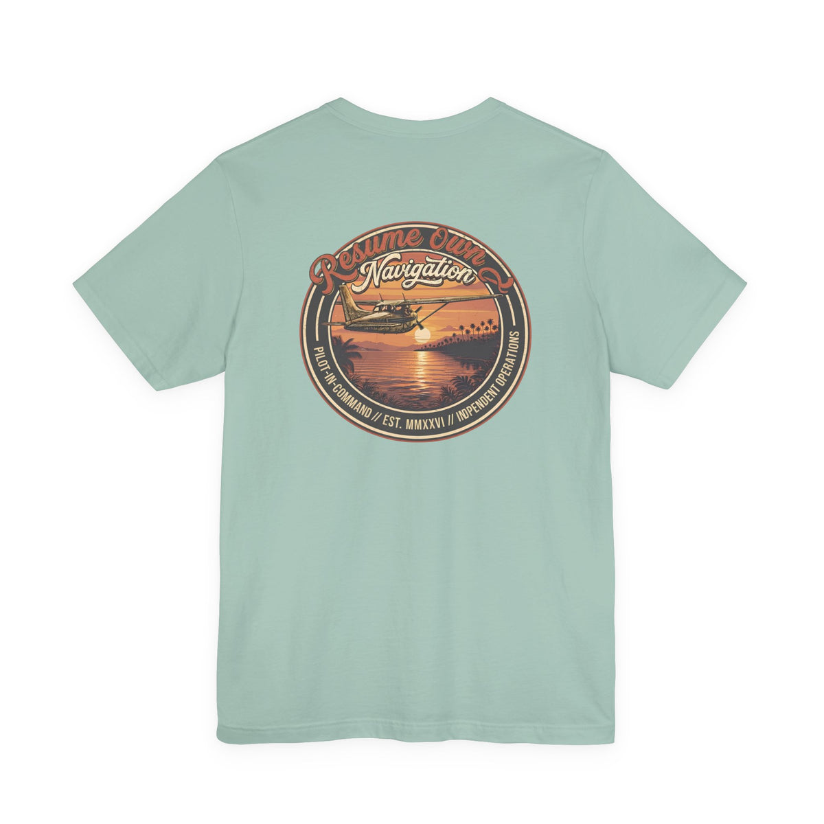 Resume Own Navigation- Unisex Cotton Jersey Tee
