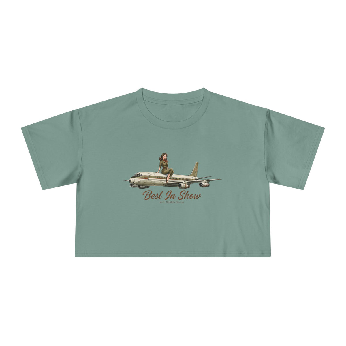 Delilah Decoy - Women's Medium Weight Cropped Tee