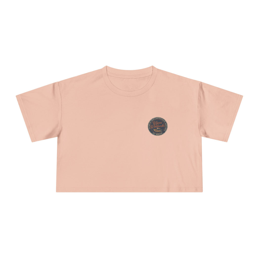 Coastal Calling - Women's Medium Weight Cropped Tee