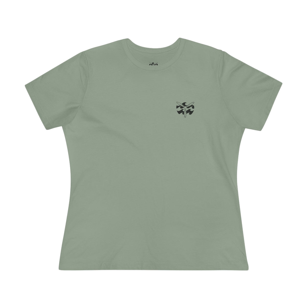 Motorcycle Beachin' - Women's Raven Tee, graphic tee, front