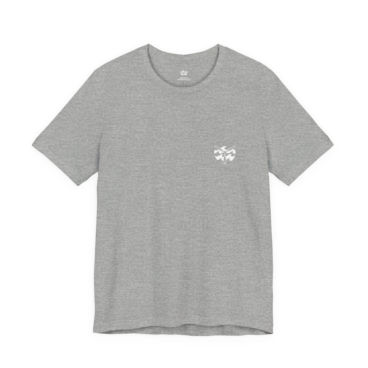 First In, Last Out - Men's Viper Tee, graphic tee, athletic heather, front