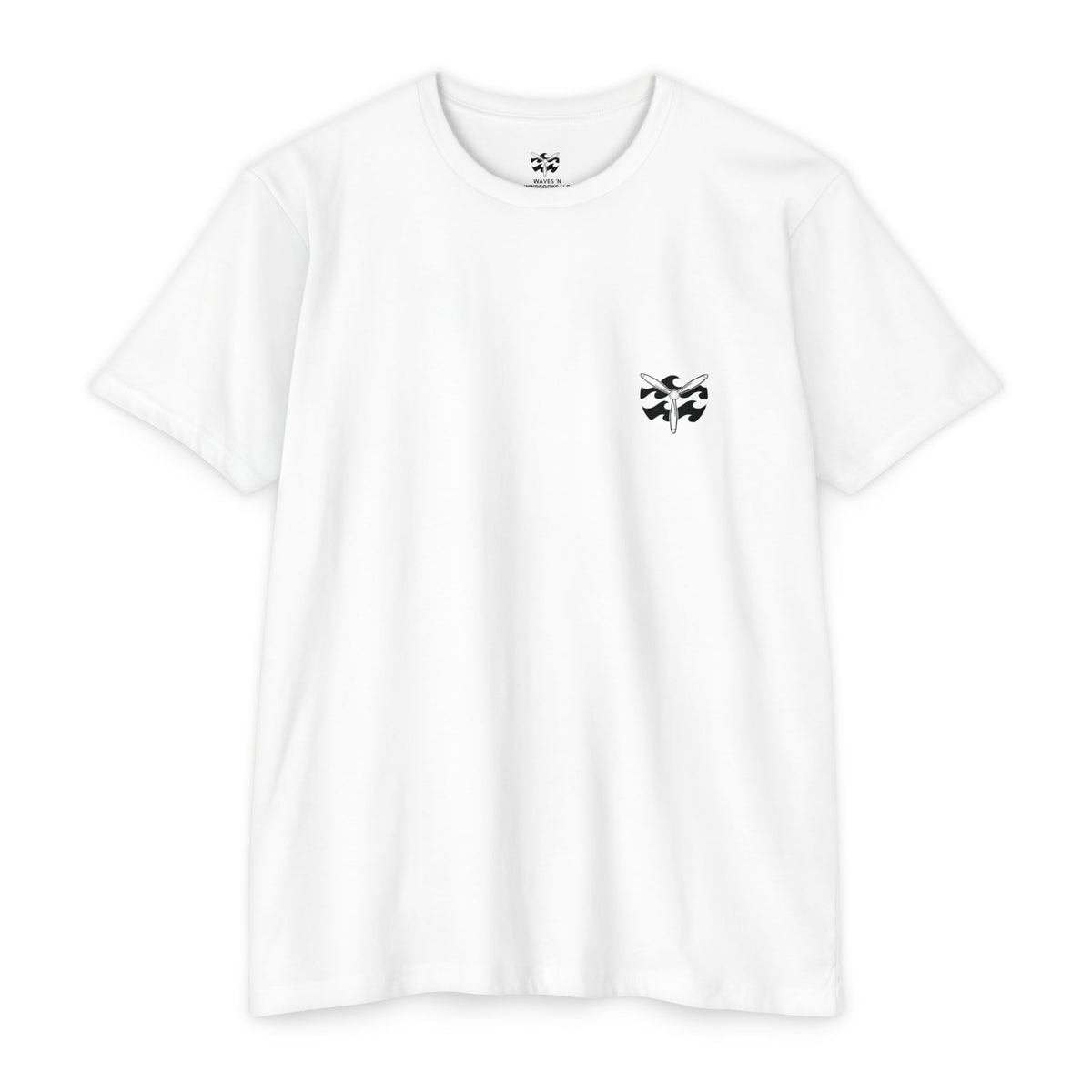 Motorcycle Beachin' - Men's Breach Tee, graphic tee, white, front