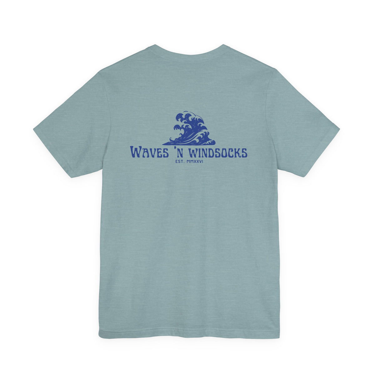 W&W Blue Wave - Men's Cotton Jersey Tee