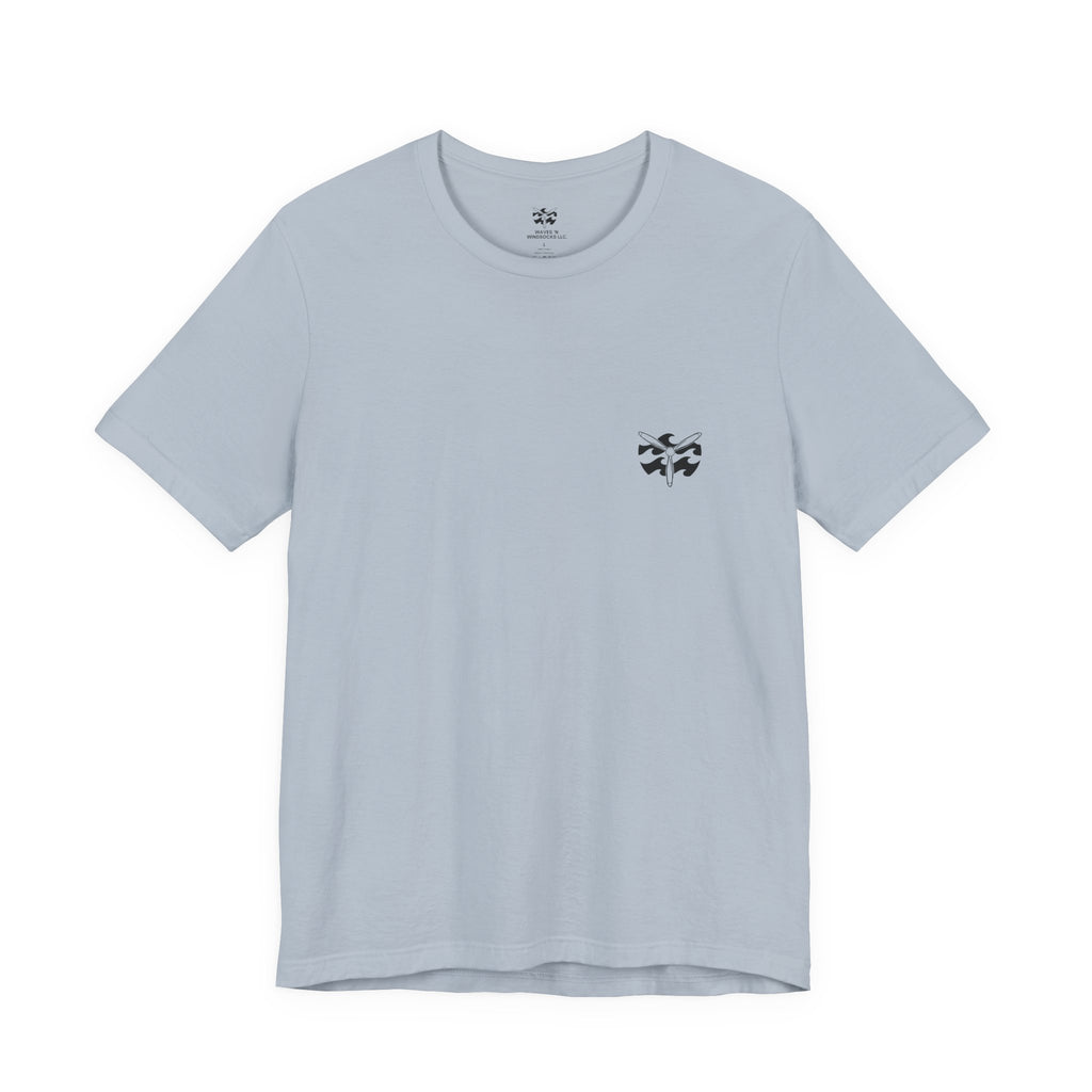 Maritime RIB Division -Unisex Tee, graphic tee, light blue, front