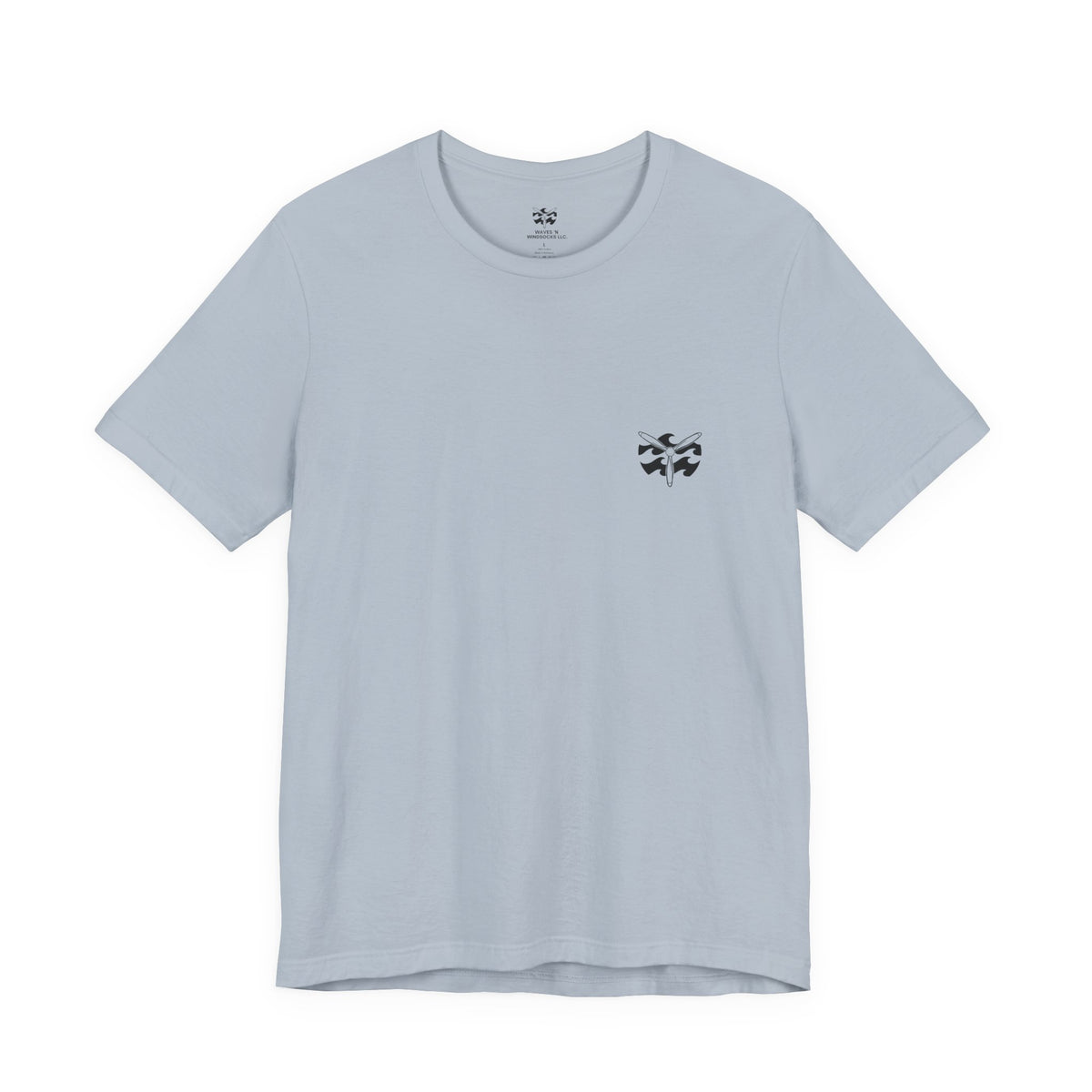 Maritime RIB Division -Unisex Tee, graphic tee, light blue, front