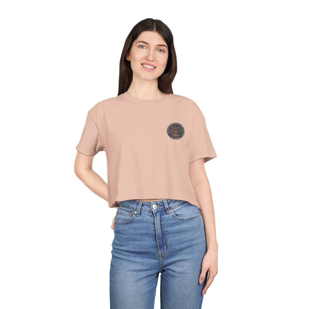 Coastal Calling - Women's Medium Weight Cropped Tee