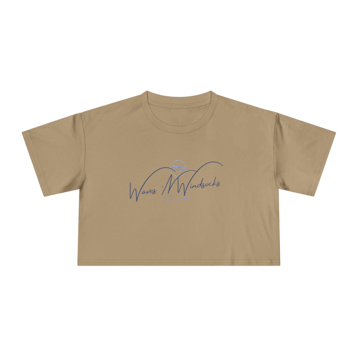 W&W Classy Stamp - Women's Medium Weight Cropped Tee