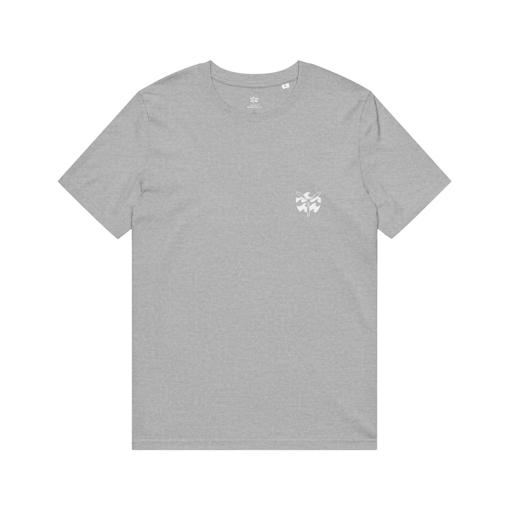 Dropping Trouble Since 1964 - Men's Aegis Tee, graphic tee, heather grey, front