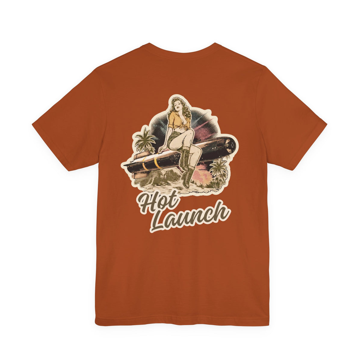 Hot Launch - Men's Viper Tee, graphic tee, autumn, back