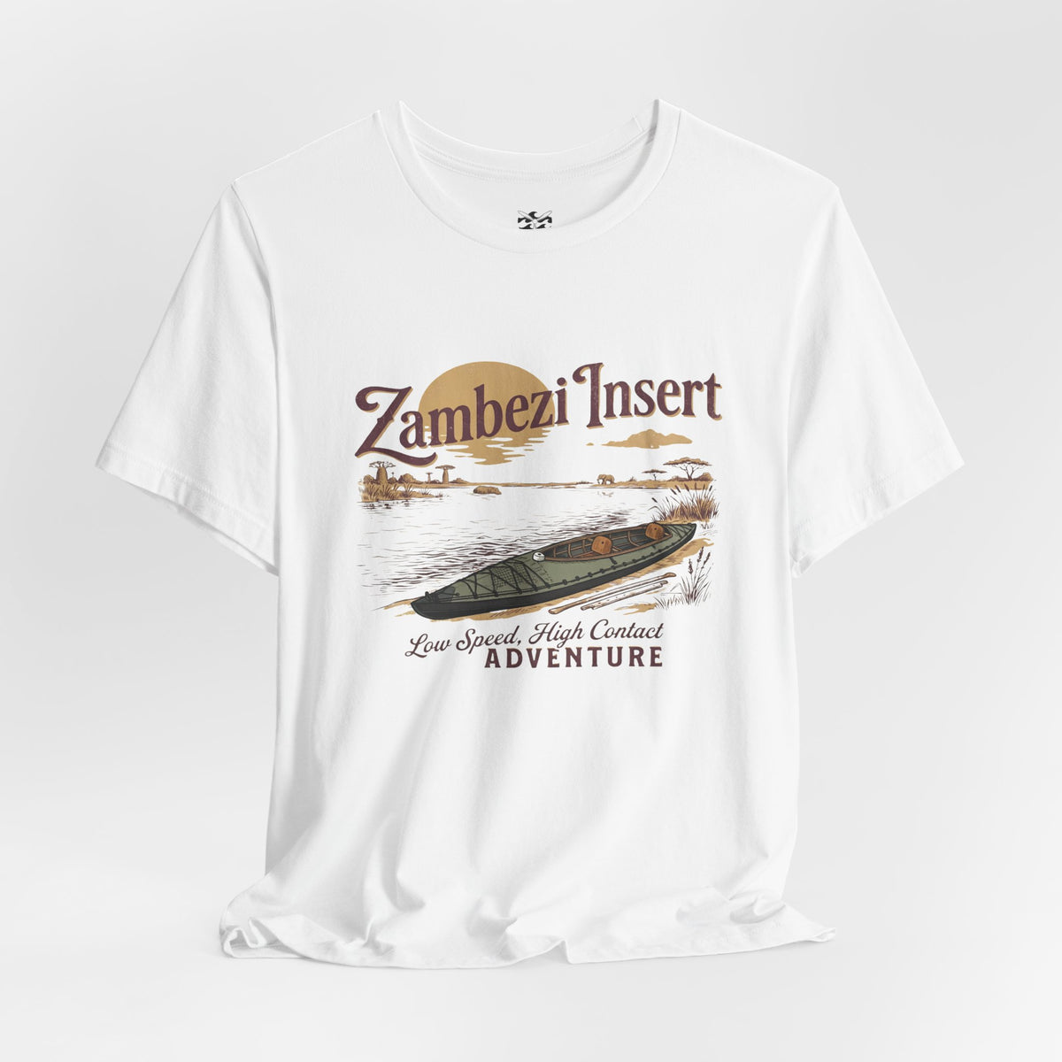 Zambezi Insert- Unisex Cotton Jersey Short Sleeve Tee