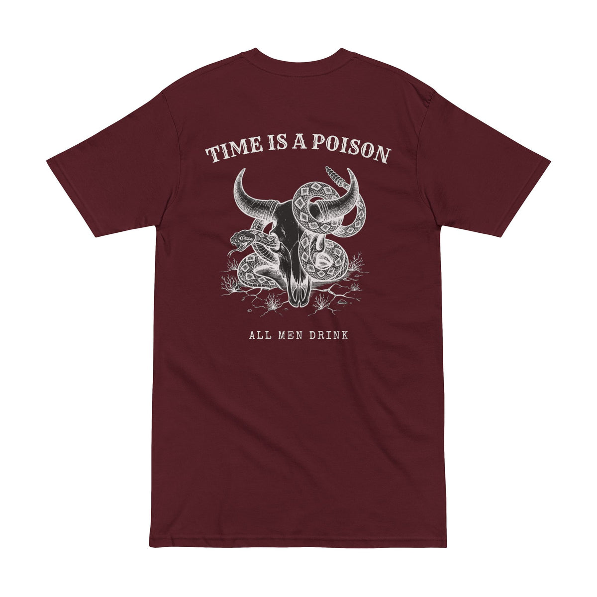 Time is a Poison - Men's Heavyweight Tee