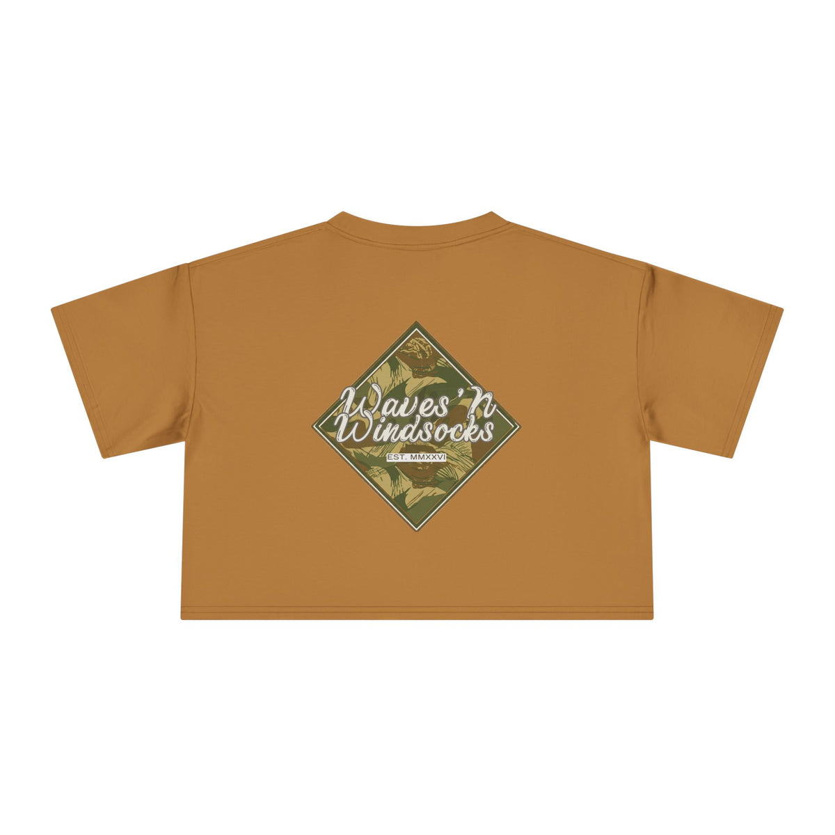 W&W Rhodesian Bush - Women's Medium Weight Cropped Tee