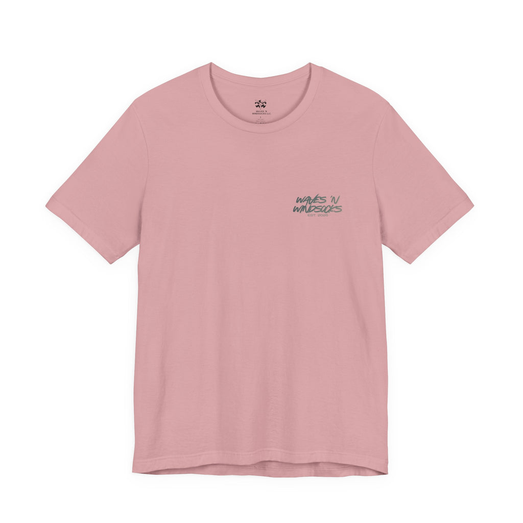 Paradak Resupply Co. - Women's Flux Tee, graphic tee, orchid, front