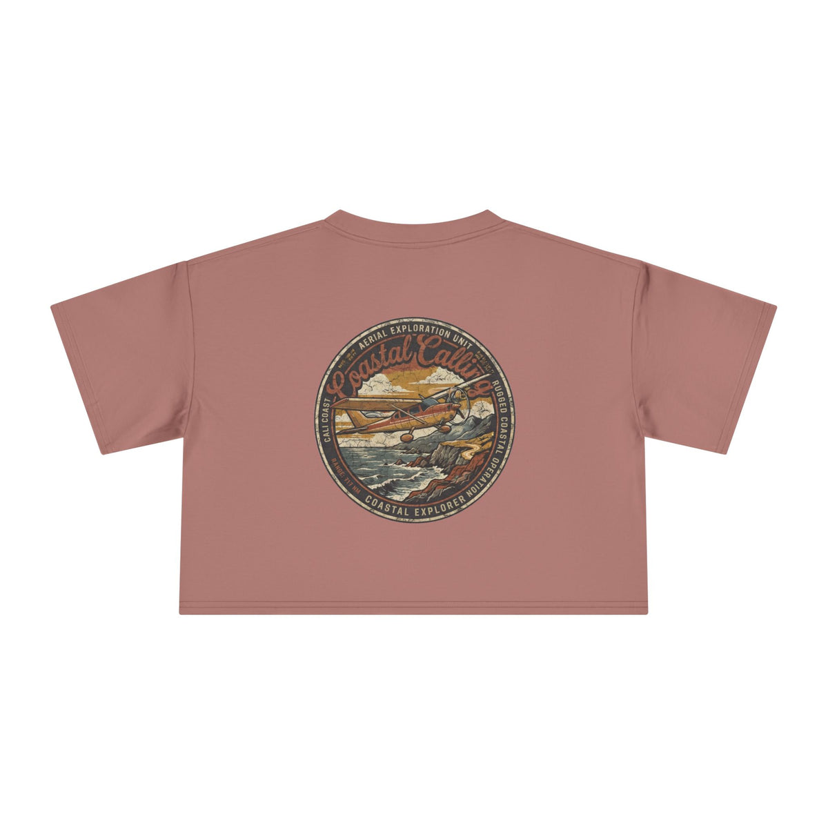 Coastal Calling - Women's Medium Weight Cropped Tee