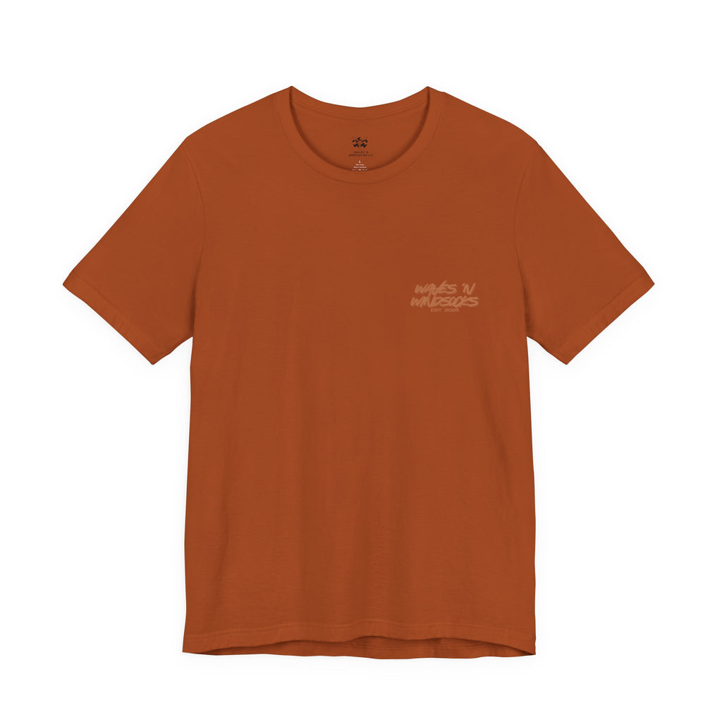 Runnin' Wild - Women's Flux Tee, graphic tee, autumn, front