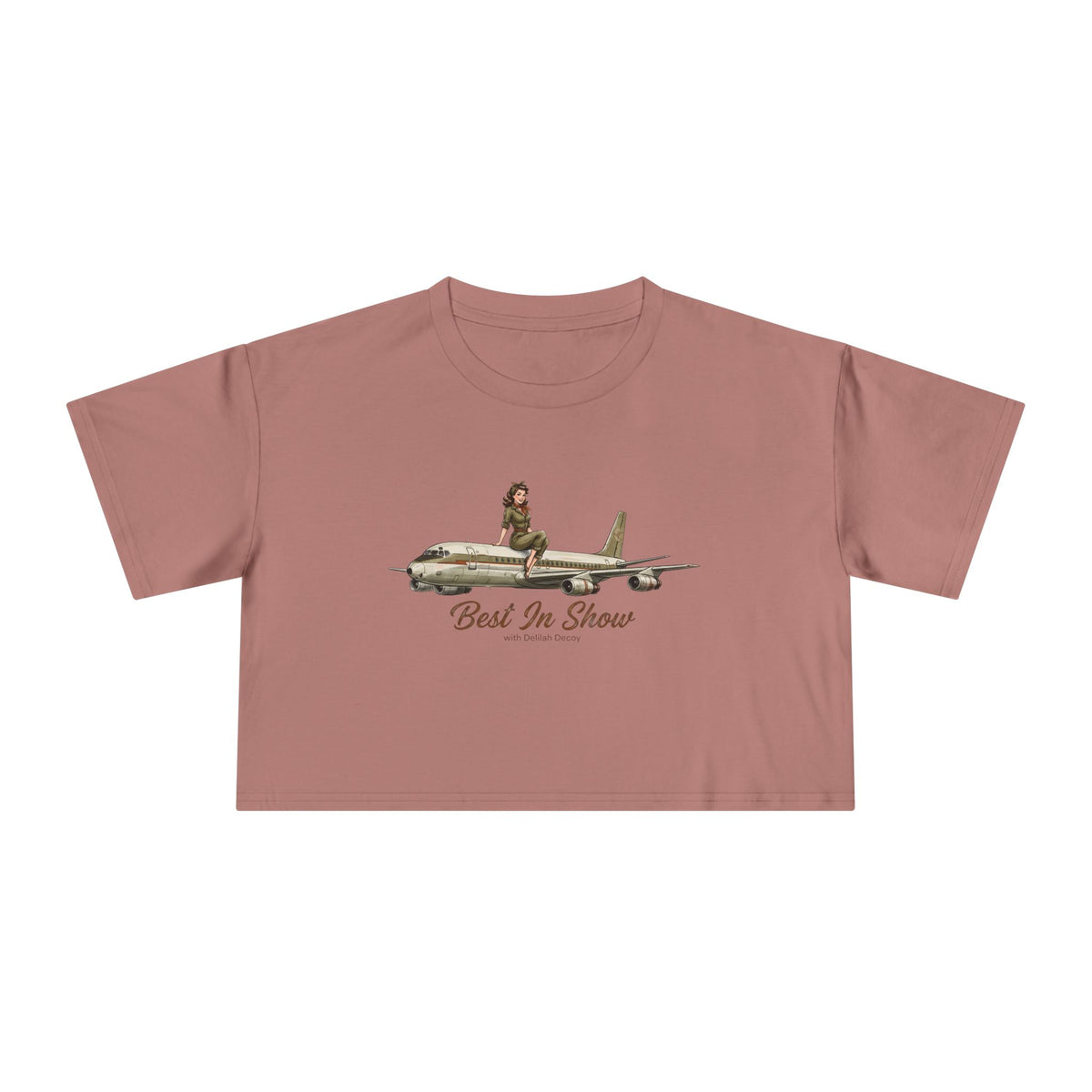 Delilah Decoy - Women's Medium Weight Cropped Tee