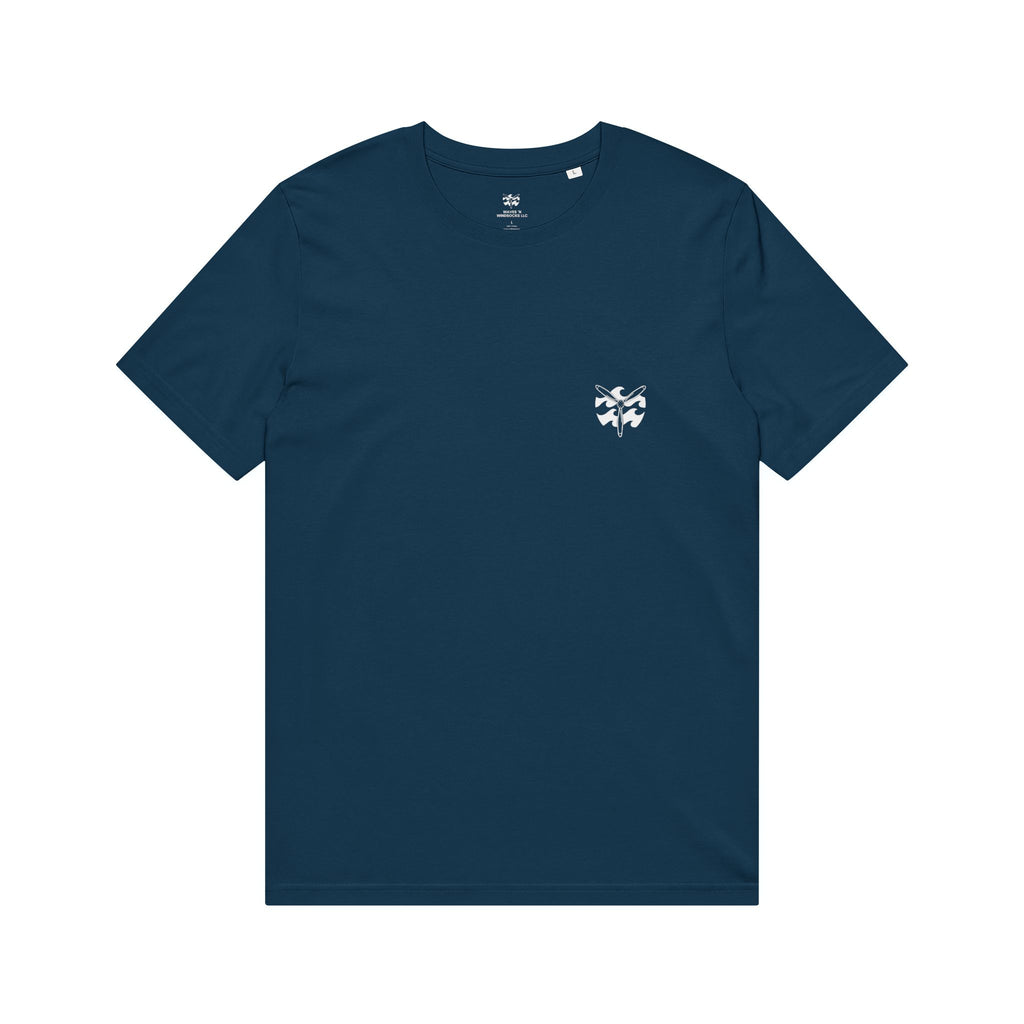 Dropping Trouble Since 1964 - Men's Aegis Tee, graphic tee, french navy, front