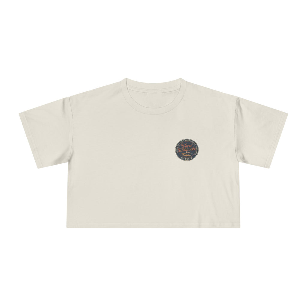 Coastal Calling - Women's Medium Weight Cropped Tee