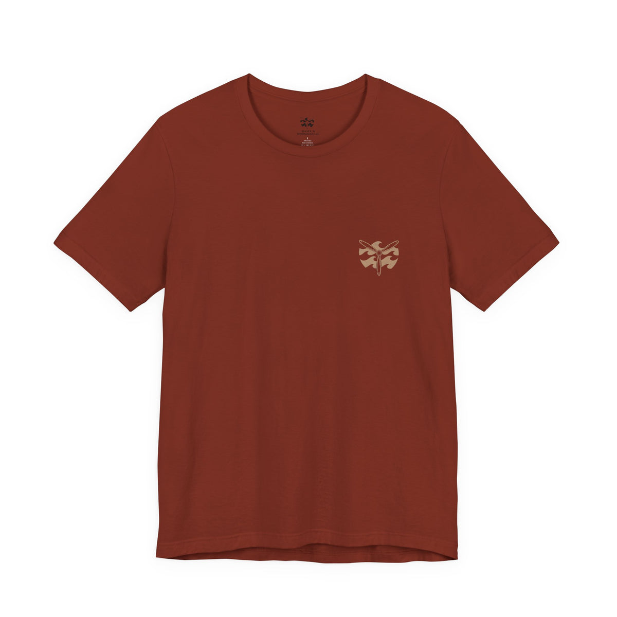 Desert Air Wing - Women's Flux Tee, graphic tee, rust, front