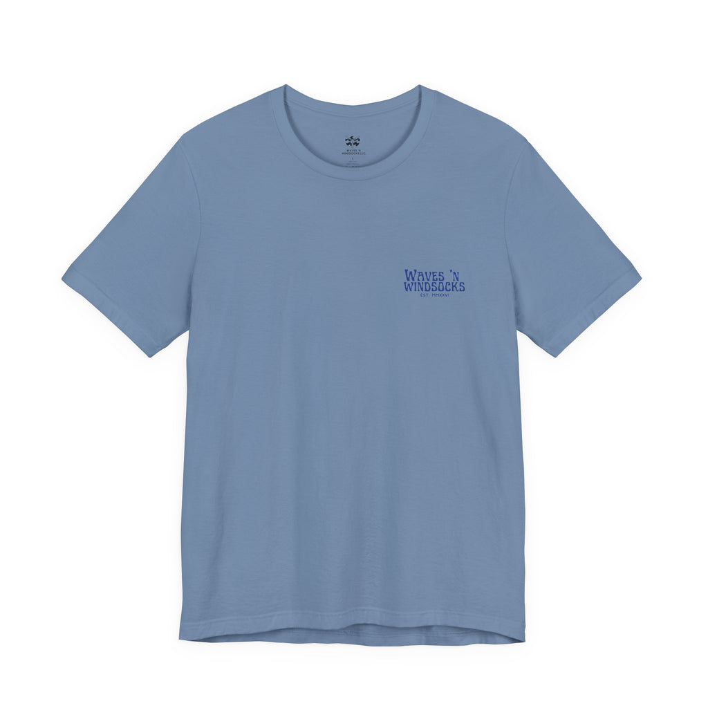 W&W Blue Wave - Men's Cotton Jersey Tee