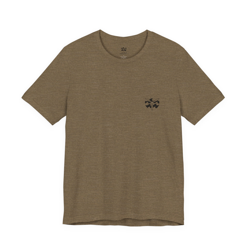 Maritime RIB Division -Unisex Tee, graphic tee, heather olive, front