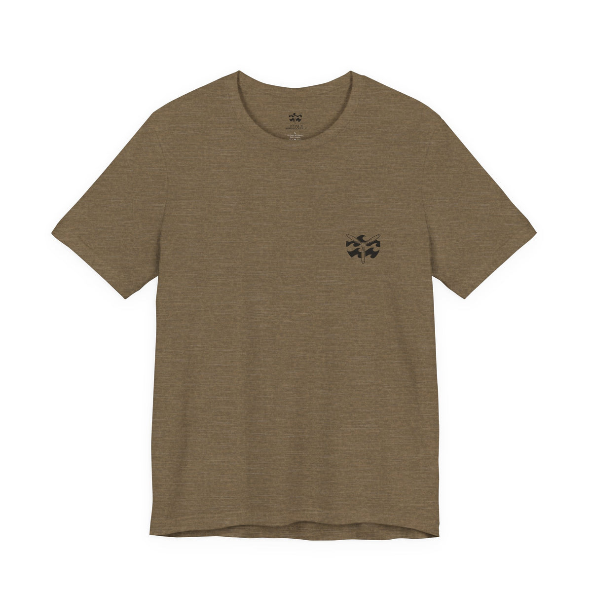 Maritime RIB Division -Unisex Tee, graphic tee, heather olive, front