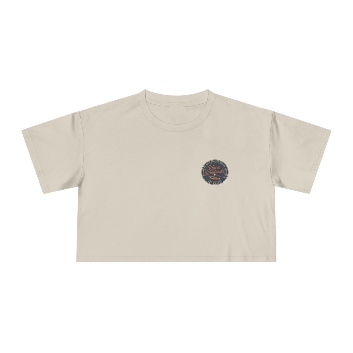 Coastal Calling - Women's Medium Weight Cropped Tee