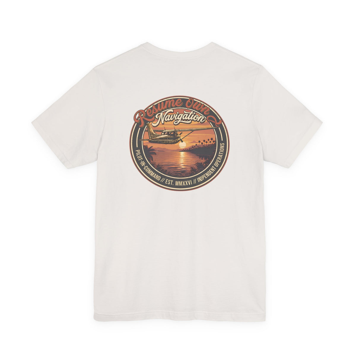 Resume Own Navigation- Unisex Cotton Jersey Tee