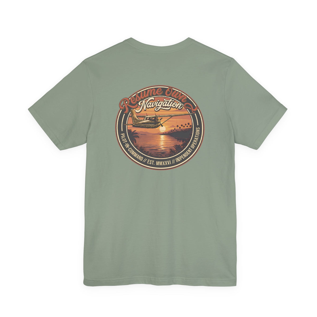 Resume Own Navigation- Unisex Cotton Jersey Tee