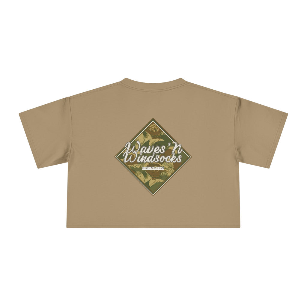 W&W Rhodesian Bush - Women's Medium Weight Cropped Tee