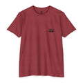 Surfer Pin-up - Men's Breach Tee, graphic tee, cardinal, front