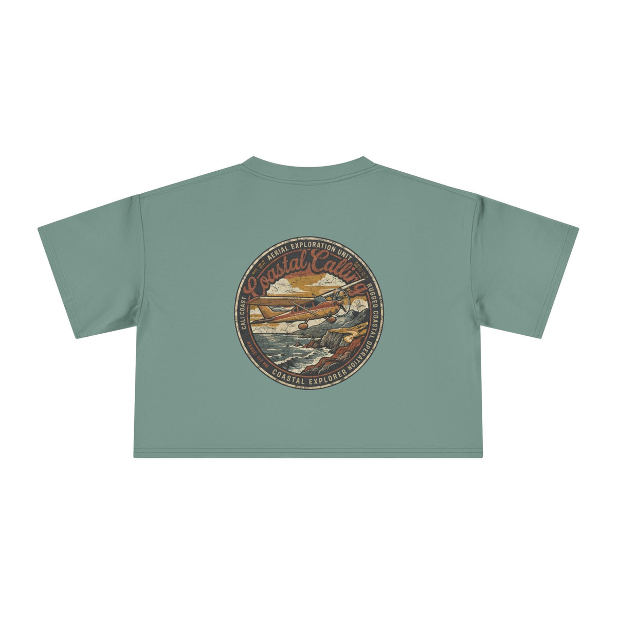Coastal Calling - Women's Medium Weight Cropped Tee