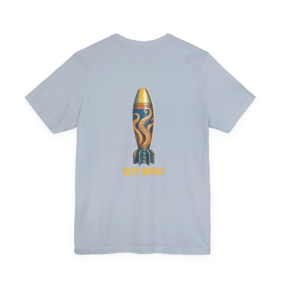 Deep Impact - Men's Viper Tee, graphic tee, light blue, back