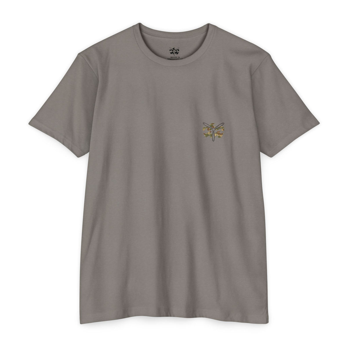 Rhodesian Off-Roading Club - Men's Breach Tee, graphic tee, stone gray, front