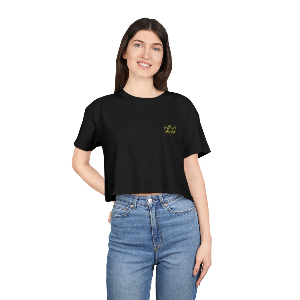 W&W Rhodesian Bush - Women's Medium Weight Cropped Tee