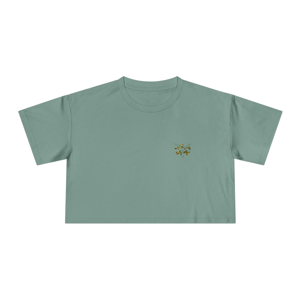 W&W Rhodesian Bush - Women's Medium Weight Cropped Tee
