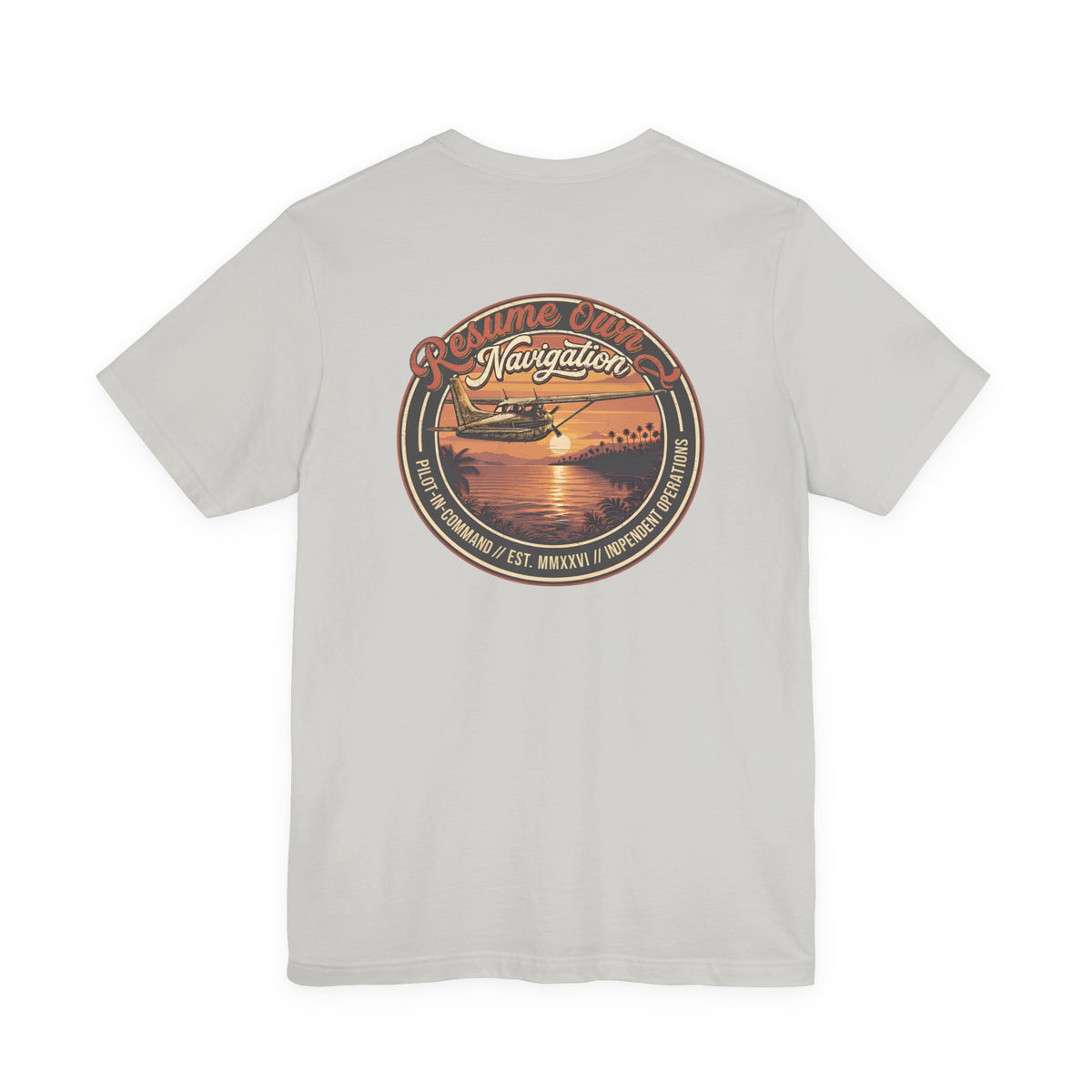 Resume Own Navigation- Unisex Cotton Jersey Tee