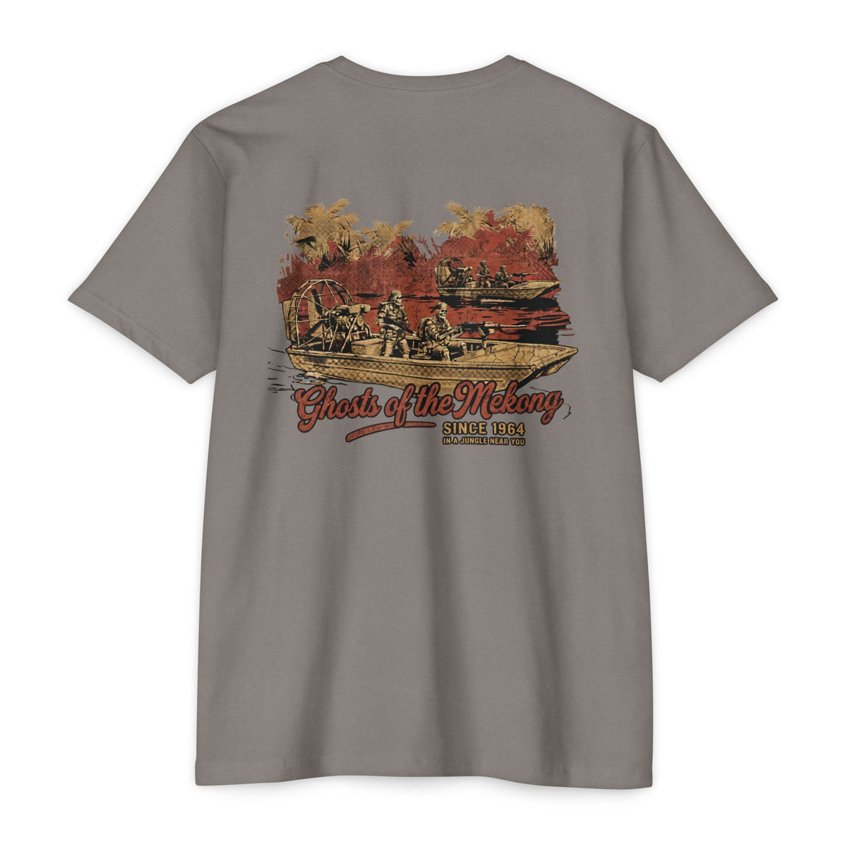 Ghost of the Mekong- Men's Cotton/Poly Tee