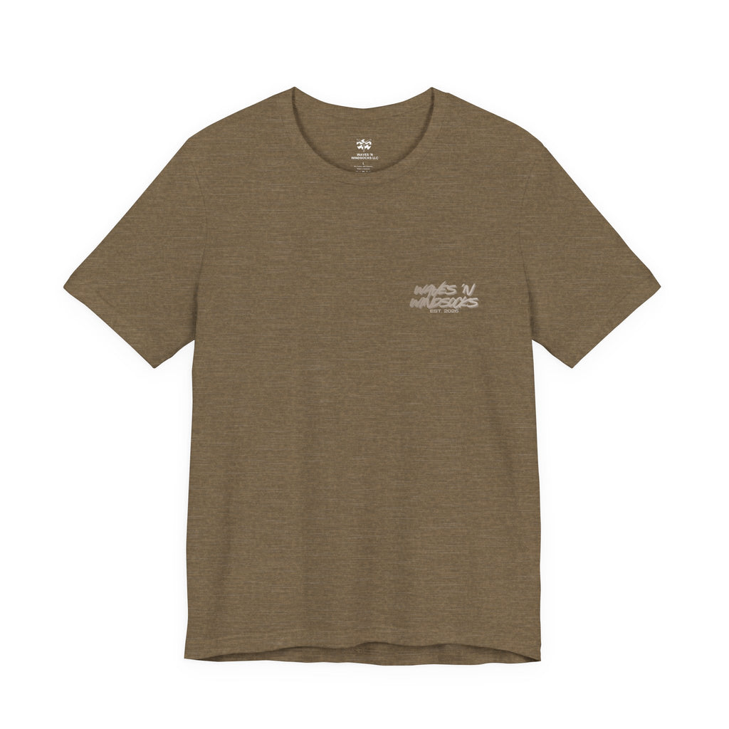 Paradak Resupply Co. - Men's Viper Tee, graphic tee, heather olive, front