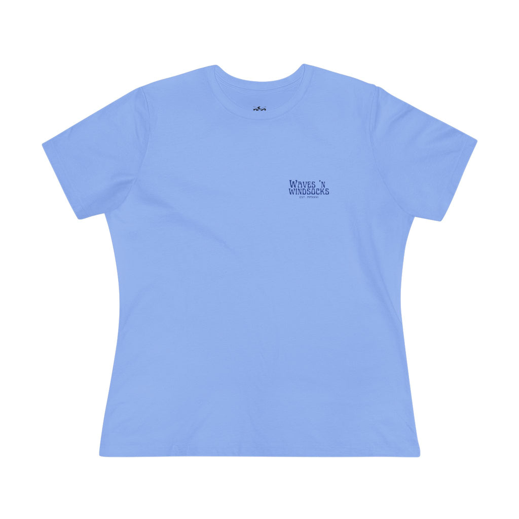 W&W Blue Wave - Women's Relaxed Fit Cotton Tee