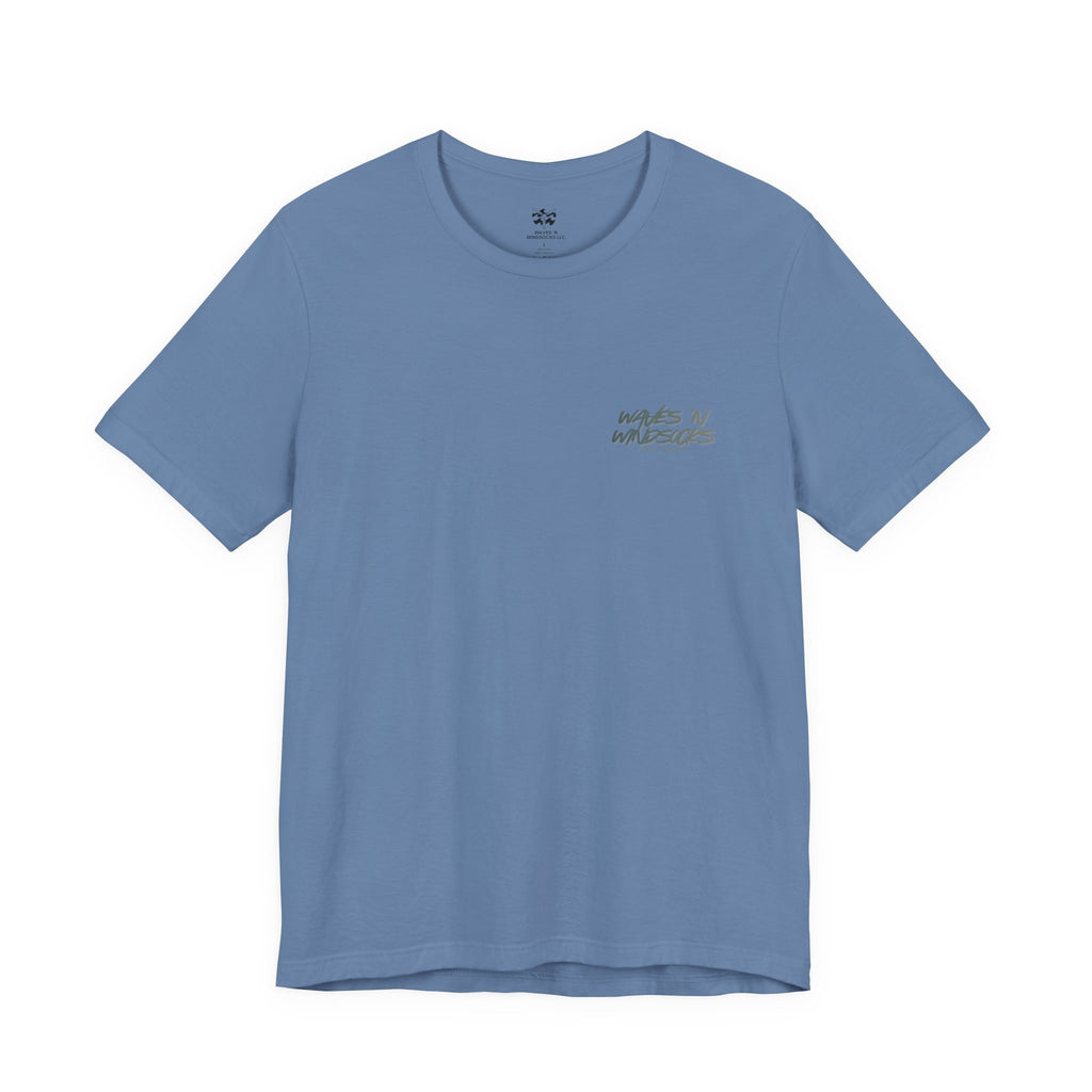 Paradak Resupply Co. - Women's Flux Tee, graphic tee, lavender blue, front
